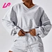 Upgrade your casual look with our versatile v-neck sweatshirt for women. Made with premium materials, it's a perfect combination of comfort and style. Shop now and add this chic sweatshirt to your wardrobe today